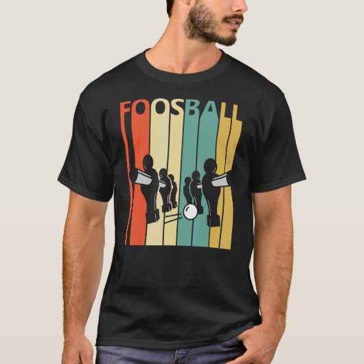 Vintager Tischfußball T-Shirt (Vorderseite)