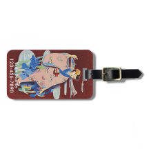 Vintager Tokto Japan Travel Custom Luggage Tag
