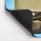 Vintager Tonträger Mousepad (Ecke)