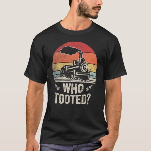 Vintager Tooot-Zugmodellbauer T-Shirt (Vorderseite)