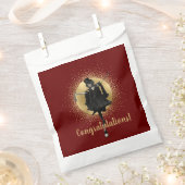 Vintager Top Hat Dancer Glückwunsch Geschenktütchen (Ausgeschnitten)