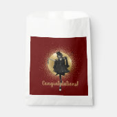 Vintager Top Hat Dancer Glückwunsch Geschenktütchen (Vorderseite)