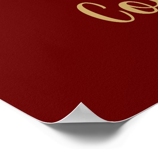 Vintager Top Hat Dancer Glückwunsch Poster (Ecke)