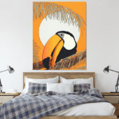 Vintager Toukan Leinwanddruck (Insitu (Schlafzimmer))