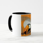 Vintager Toukan Tasse (Vorderseite Links)