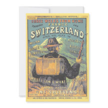 Vintager Touristenführer Schweiz und Alpen