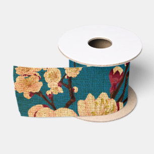 Vintager traditioneller japanisches Papier-Druck Satinband