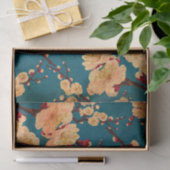 Vintager traditioneller japanisches Papier-Druck Seidenpapier (Geschenk)