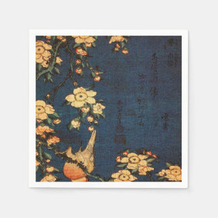 Vintager traditioneller japanisches Papier-Druck Serviette