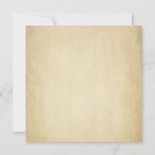 Vintager traditioneller türkischer Erntedank Einladung (Rückseite)