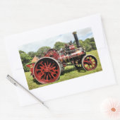 VINTAGER TRAKTIONSMOTOR RECHTECKIGER AUFKLEBER (Umschlag)