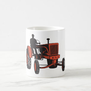 Vintager Traktor Kaffeetasse