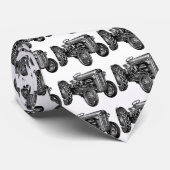 Vintager Traktor Krawatte (Gerollt)