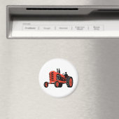 Vintager Traktor-Retrostil Magnet (In Situ (Geschirrspüler))