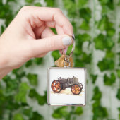 Vintager Traktor Schlüsselanhänger (Hand)