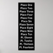 Vintager Transit Rollen Personalisiert Poster (Vorne)