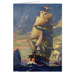 Vintager Transport, Clipper Ships auf See