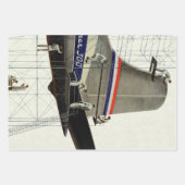 Vintager Transport, Flugzeugwartung Geschenkpapier Set (Vorderseite 3)