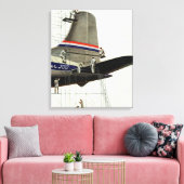 Vintager Transport, Flugzeugwartung Leinwanddruck (Insitu (Wohnzimmer))
