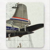Vintager Transport, Flugzeugwartung Mousepad (Vorne)