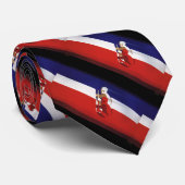 Vintager Transport, Patriotische Rennwagen Krawatte (Gerollt)