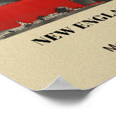 Vintager Transportbus Circa 40er Poster (Ecke)