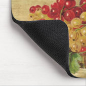 Vintager Traubenkorb Mousepad (Ecke)