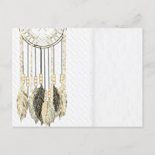 Vintager Traumfaser Textur Einladung Hochzeit