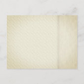 Vintager Traumfaser Textur Einladung Hochzeit (Rückseite)