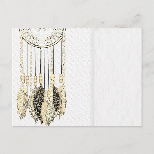 Vintager Traumfaser Textur Einladung Hochzeit (Vorderseite)