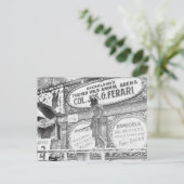 Vintager TraumLand`s Wilde Tiere Postkarte (Stehend Vorderseite)