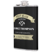 Vintager Trauzeuge Flachmann (Links)