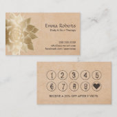 Vintager Treuekarte (Vorne/Hinten)