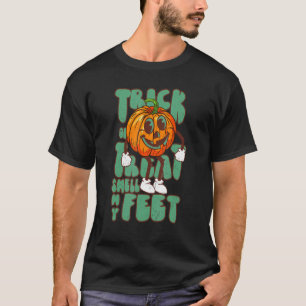 Vintager Trick oder Behandlung riechen meine Füße T-Shirt