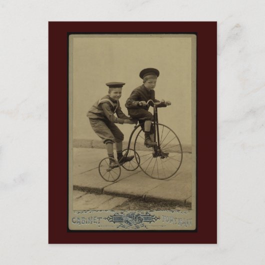 Vintager Trick Postkarte (Vorderseite)