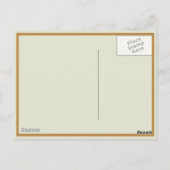 Vintager Triebzug Dampfzug Motor Steampunk Postkarte (Rückseite)