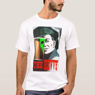 Vintager trinkender T - Shirt Glasgows Bevvy