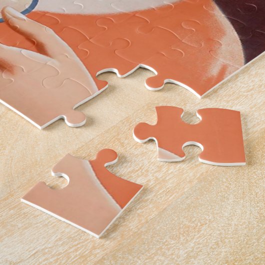 Vintager Trinktee Puzzle (Seite)