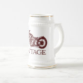 Vintager Triumph Bierglas (VorderseiteRechts)