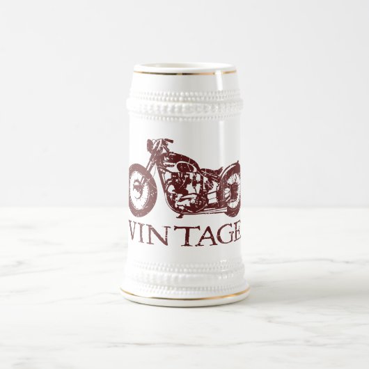 Vintager Triumph Bierglas (Mittel)