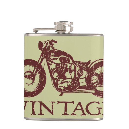 Vintager Triumph Flachmann (Vorderseite)