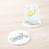 Vintager Triumph Getränkeuntersetzer (Seite)