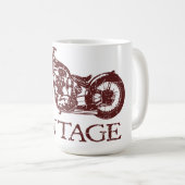 Vintager Triumph Kaffeetasse (VorderseiteRechts)