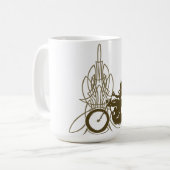 Vintager Triumph Kaffeetasse (Vorderseite Links)