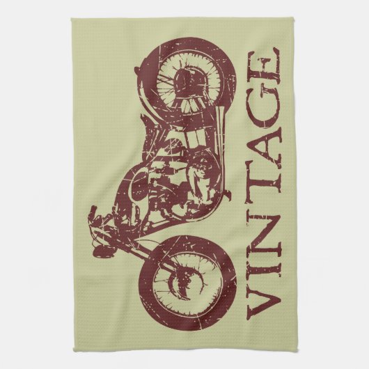 Vintager Triumph Küchentuch (Vertikal)