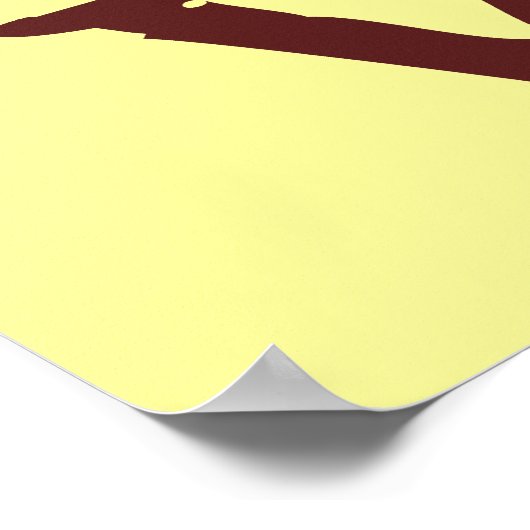 Vintager Triumph Poster (Ecke)