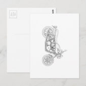 Vintager Triumph Postkarte (Vorne/Hinten)