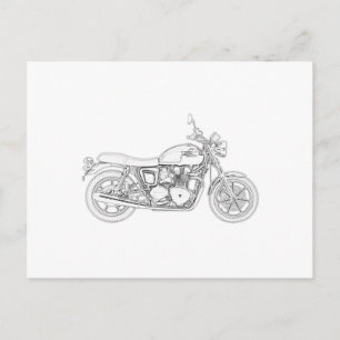 Vintager Triumph Postkarte