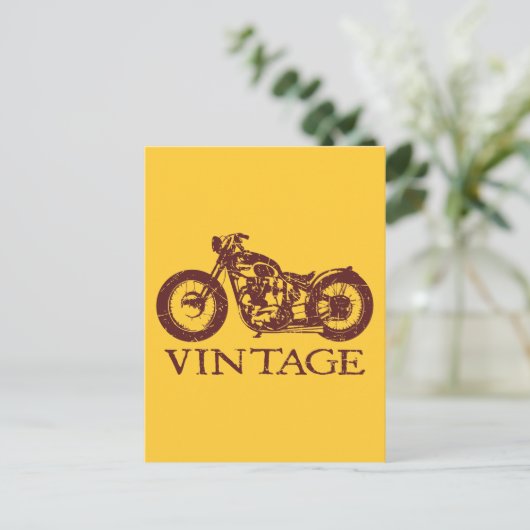 Vintager Triumph Postkarte (Stehend Vorderseite)