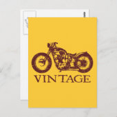Vintager Triumph Postkarte (Vorne/Hinten)